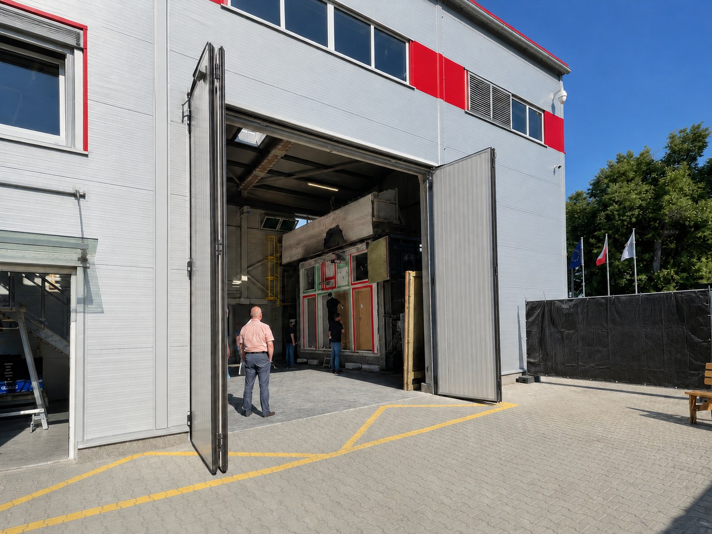 Laboratorium badań ogniowych AFIRE z otwartym piecem pionowym